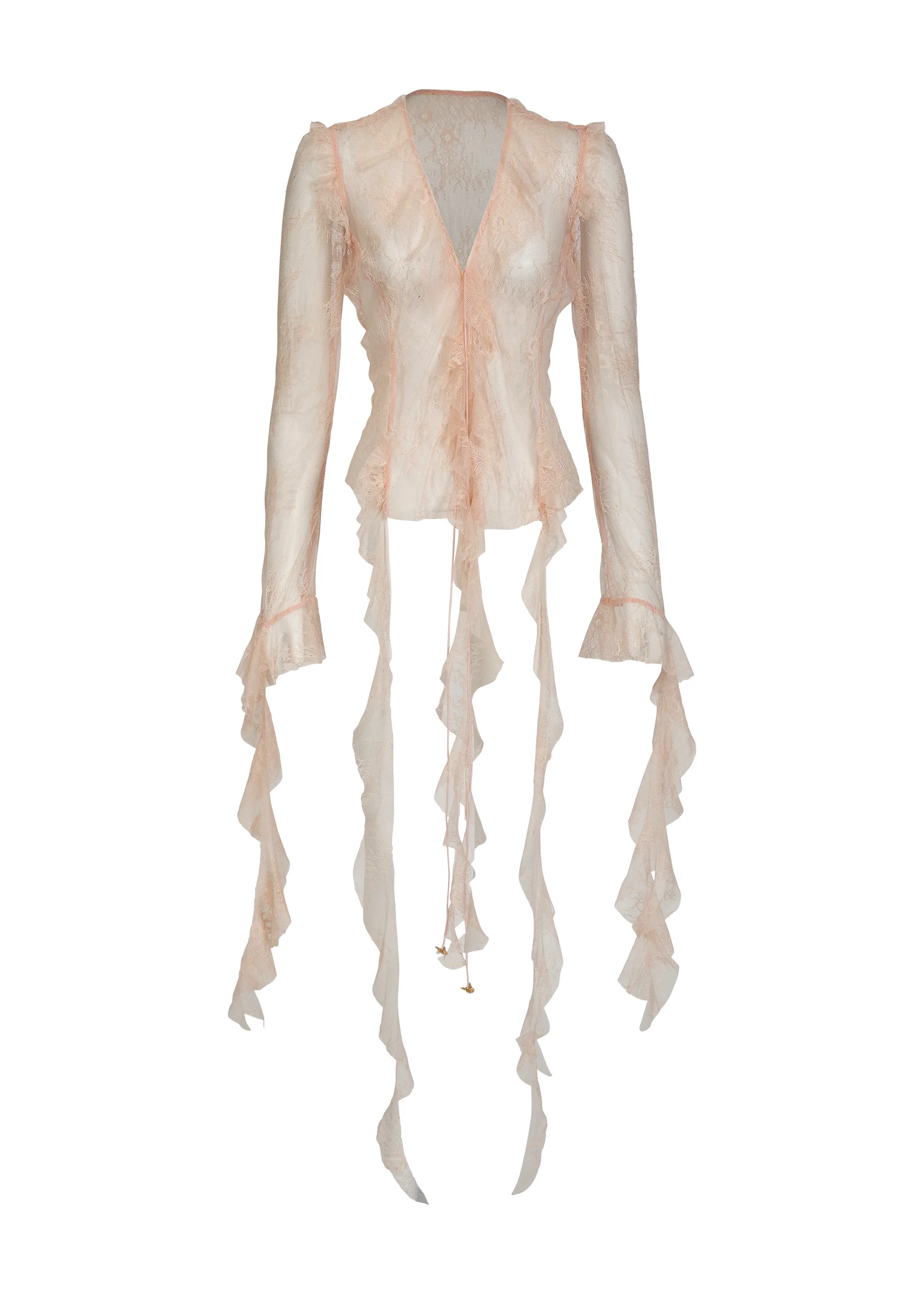 ALANA PEACH LACE - SHIRT - Image 6